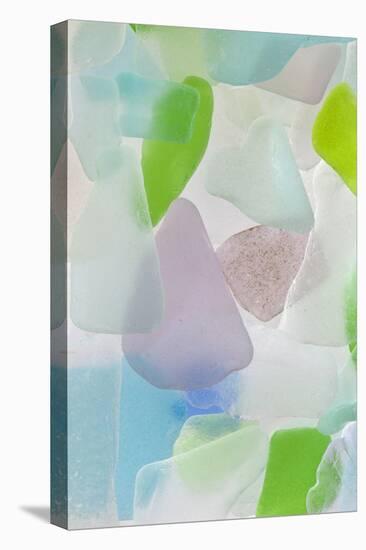 Beach Glass III-Kathy Mahan-Stretched Canvas