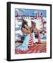 Beach Gossip-Patti Mollica-Framed Art Print