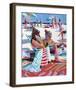 Beach Gossip-Patti Mollica-Framed Art Print