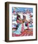 Beach Gossip-Patti Mollica-Framed Art Print