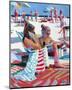 Beach Gossip-Patti Mollica-Mounted Art Print