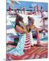 Beach Gossip-Patti Mollica-Mounted Art Print