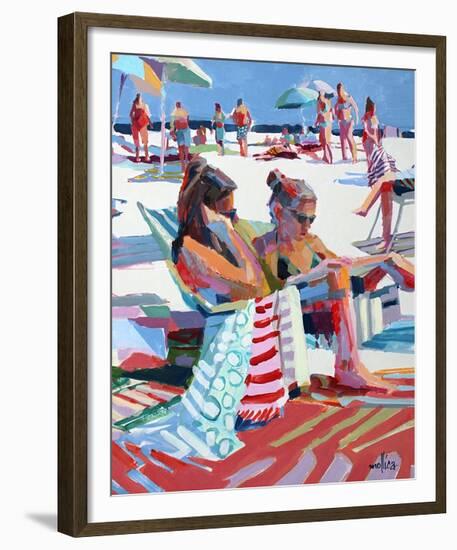 Beach Gossip-Patti Mollica-Framed Art Print