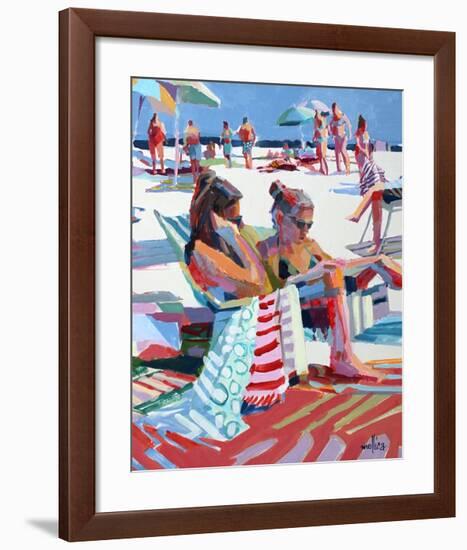 Beach Gossip-Patti Mollica-Framed Art Print