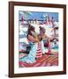 Beach Gossip-Patti Mollica-Framed Art Print