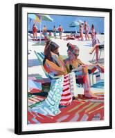 Beach Gossip-Patti Mollica-Framed Art Print