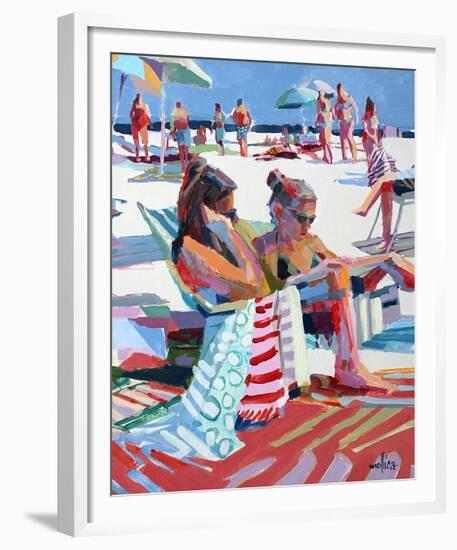 Beach Gossip-Patti Mollica-Framed Art Print