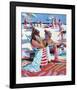 Beach Gossip-Patti Mollica-Framed Art Print