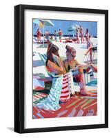 Beach Gossip-Patti Mollica-Framed Art Print