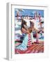 Beach Gossip-Patti Mollica-Framed Art Print