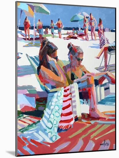 Beach Gossip-Patti Mollica-Mounted Art Print