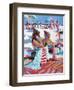 Beach Gossip-Patti Mollica-Framed Art Print