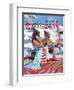 Beach Gossip-Patti Mollica-Framed Art Print