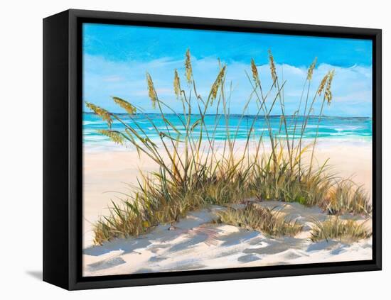 Beach Grass-Julie DeRice-Framed Stretched Canvas
