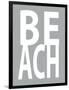 Beach Gray-Jamie MacDowell-Framed Art Print