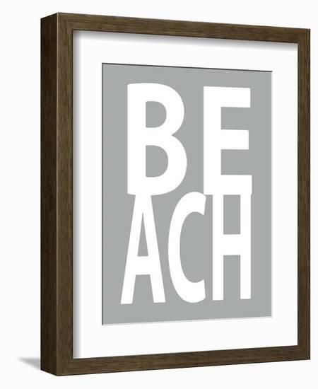 Beach Gray-Jamie MacDowell-Framed Art Print