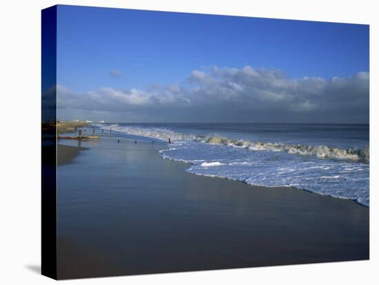 Beach, Great Yarmouth, Norfolk, England, United Kingdom, Europe-Charcrit Boonsom-Stretched Canvas