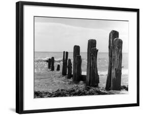 Beach Groyne-null-Framed Photographic Print