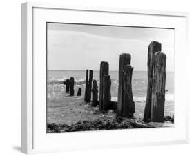 Beach Groyne-null-Framed Photographic Print