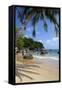 Beach, Gulf of Thailand on the Island of Ko Samui, Thailand-David R. Frazier-Framed Stretched Canvas