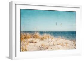 Beach & Gulls-Brooke T. Ryan-Framed Photographic Print