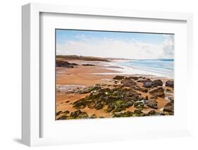 Beach, Gwithian, Cornwall, England, United Kingdom, Europe-Kav Dadfar-Framed Photographic Print