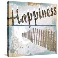 Beach Happiness 2-Karen Williams-Stretched Canvas