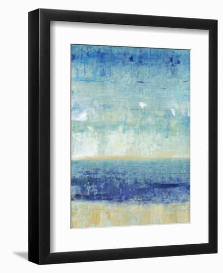 Beach Horizon I-Tim O'toole-Framed Art Print