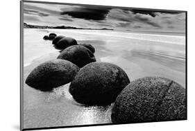 Beach Horizon, New Zealand-null-Mounted Art Print