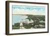 Beach Hotel, Charlevoix, Michigan-null-Framed Art Print