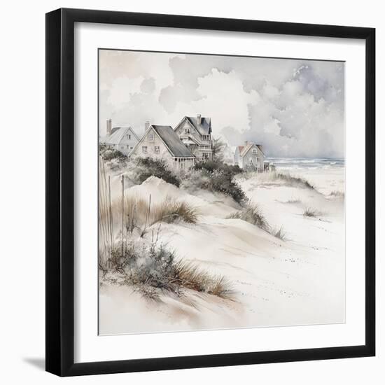 Beach House 2-RileyB-Framed Art Print