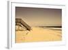 Beach House at Outer Banks-Martina Bleichner-Framed Art Print