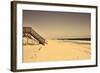 Beach House at Outer Banks-Martina Bleichner-Framed Art Print