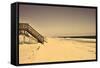 Beach House at Outer Banks-Martina Bleichner-Framed Stretched Canvas
