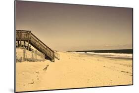 Beach House at Outer Banks-Martina Bleichner-Mounted Art Print