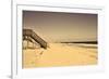 Beach House at Outer Banks-Martina Bleichner-Framed Art Print