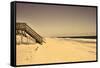 Beach House at Outer Banks-Martina Bleichner-Framed Stretched Canvas