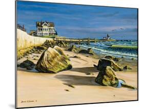 Beach House at Watch Hill-Bruce Dumas-Mounted Giclee Print