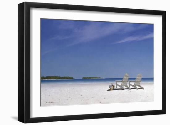 Beach House Bedroom-Zhen-Huan Lu-Framed Giclee Print