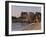 Beach House Built Behind Rocks, Tregastel, Cote De Granit Rose, Cotes d'Armor, Brittany, France-David Hughes-Framed Photographic Print