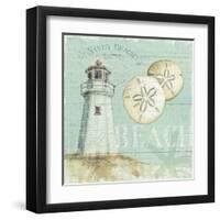 Beach House I-Lisa Audit-Framed Art Print