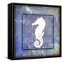 Beach House Sea Horse-LightBoxJournal-Framed Stretched Canvas