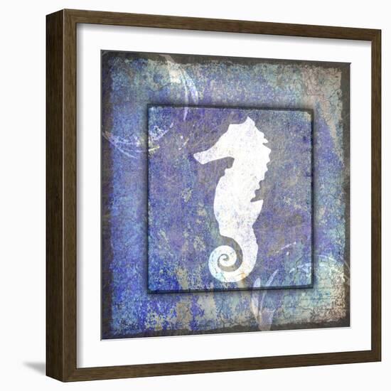 Beach House Sea Horse-LightBoxJournal-Framed Giclee Print