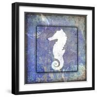 Beach House Sea Horse-LightBoxJournal-Framed Giclee Print