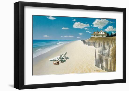 Beach House View-Zhen-Huan Lu-Framed Giclee Print