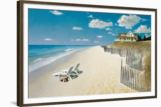 Beach House View-Zhen-Huan Lu-Framed Giclee Print