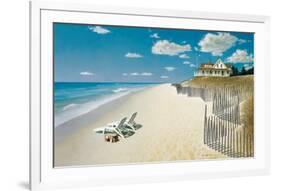 Beach House View-Zhen-Huan Lu-Framed Giclee Print