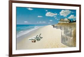 Beach House View-Zhen-Huan Lu-Framed Giclee Print