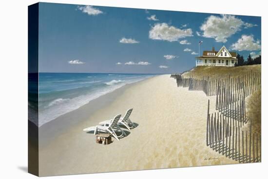 Beach House View-Zhen-Huan Lu-Stretched Canvas