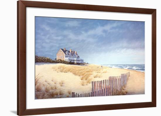 Beach House-Daniel Pollera-Framed Art Print